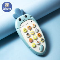 Toy mobile phone baby can bite early education puzzle 8 baby phone more than 6 months girl music simulation boy