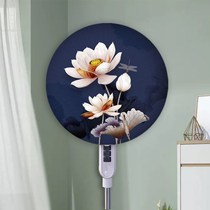 Seasonal electric fan cover dust cover new Lotus fabric fan cover desktop floor fan ash cover round cover