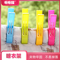 Sunburn Large clips Large Number of plastic clips Windproof Fixer Sunning Clips Clotheshorse Clotheshorse Clotheson
