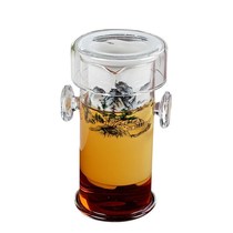 Black Tea Teapot tea breinner heat-resistant thickened glass pot ceramic inner stainless steel filter kung fu tea set bubble teapot