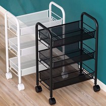Beauty Salon Supplies Daquan beauty salon trolley movable shelf floor multi-layer light storage rack hairdressing
