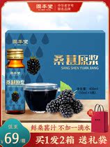 Guben Tang Mulberry raw pulp official new ready-to-eat mulberry fresh tea water gift box