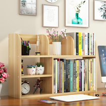 Desk Upper Easy Bookshelf Student Dormitory Shelve Shelve small bookcase Childrens Desktop Office Housed