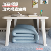 Bed small table floating window folding table student bedside dormitory desk laptop stand desk lazy
