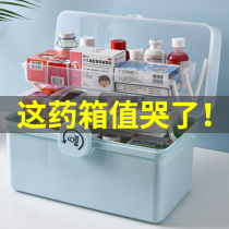 Medicine box family household large-capacity medical Medicine medicine emergency storage box dormitory small medicine box