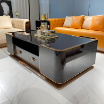 Will-style Light Lavish Solid Wood Long Tea Table Villa Living Room TV Cabinet Composition Italy Postmodern Bentley Suite Furnishings