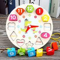 Early teaching of finger movements training fine 0-1-2-3-year-old baby hand toy children exercising baby string beads 