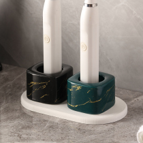 Light luxury electric toothbrush base toilet desktop toothbrush rack toothpaste toothbrush holder mouthwash Cup storage shelf