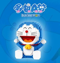 Doraemon Lego building blocks tiny particles assembled toys adult difficult puzzle girl series gifts