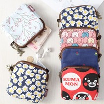Large capacity Korean simple coin purse small bag female sanitary napkin aunt towel mini portable storage bag