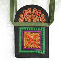 Sichuan Liangshan Yi baby carrier Yi folk handicraft childrens shoulder strap embroidery shoulder strap