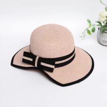 2021 new sunscreen straw hat female summer outdoor beach anti-ultraviolet mask fashion sun hat