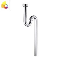 Copper urinal accessories urinal drain pipe 304 stainless steel urinal pipe S-bend deodorant drain