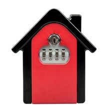 Decoration site Double open key storage storage box homestay key password box home wall-mounted password lock box