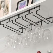 304SUS stainless steel jiu bei jia suspension home upside down goblet holder wine upscale shelf wine cup holder