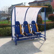 Football field referee bench basketball court support custom shed player chair bench sunshade stand Stadium rest