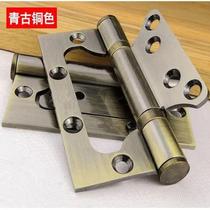 304 stainless steel female hinge wooden door 4 inch 5 inch bearing silent hinge free slotting room door thick folding