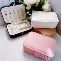 Japanese jewelry box adorable travel Han edition jewelry pack portable ring ear ring accessories box