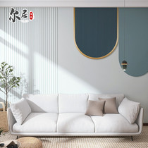 Light extravagant geometric wall panel bedroom sofa TV background wall decorative gusset plate beauty salon ins Wind wall panel