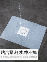 Toilet mat floor drain sealing plug drain port deodorant cover silicone pool sewer artifact toilet household