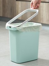Toilet plastic seam kitchen gap storage box with lid rectangular trash can garbage basket home creative tide