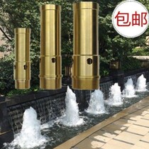  All-copper fountain nozzle All-copper thickened Yongquan nozzle Bubbling nozzle Pool waterscape landscape fountain nozzle 4 points 6