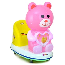 Coin-operated rocking car Electric Coin supermarket door commercial childrens home music Light Kids scan code toy car