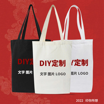 Non-woven Handbag Custom Made Print Character Shopping Eco-friendly Bag Training Course Enterprise Advertising Bag Print Logo