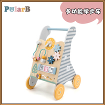 PolarB baby multifunctional Walker baby toddler trolley push music children learn to walk toy car