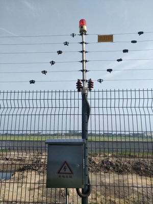 Electronic fence system full set of Pulse host high-voltage alloy wire arrester warning sign terminal load-bearing Rod matching
