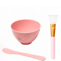 Mask adjustment bowl plus spoon mask bowl Small bowl Mask brush Silicone mold film adjustment bowl large spa tool beauty