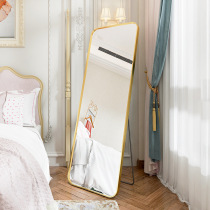Full-length mirror dressing floor mirror home wall hanging girl bedroom makeup hanging wall dormitory three-dimensional fitting ins Wind