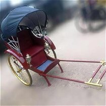 Hutong tour rickshaw iron folding anti-canopy carport A Business E single characteristic three-wheeled rickshaw film wine