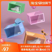 Macaron multi-color shoe box sneakers storage box 20 net red collection shoe wall magnetic shoe cabinet anti-oxidation