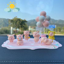  Net red piggy decoration goddess car center console decoration creative high-end cute car interior products Car Mercedes-Benz