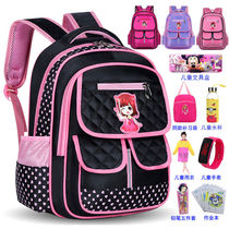 Yangyang kindergarten childrens schoolbag girl small middle class light New Ridge protection to reduce the burden reduction trend weight loss creativity