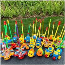 Drag the plane toddler push the trolley the toy the push the animal the child the treasure belt the Bell
