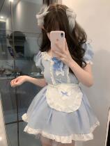 Maid Cos Lolita Cosplay Clothing Lolita Cosplay Clothing Lolita Hanging Ultra Short Dress