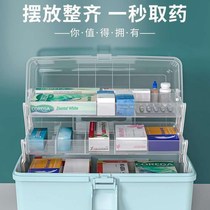 Medicine box family household large-capacity multi-layer box full set of emergency medical storage medicine medicine medicine kit