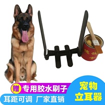 Dog ear correction erect artifact Teddy bracket adjustable correction Black Wolf German general glue Dubin dog