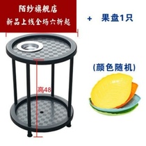 Taiwan tea table teahouse two-story teacup tea Sparrow storage special stool room Machine mobile mahjong rack chess cards