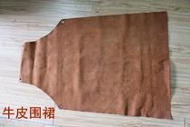 Top layer whole skin thick cowhide wear-resistant heat insulation fireproof flower splash welding apron flame retardant welder protective clothing
