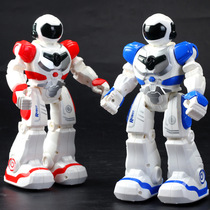 Children's robot toys that can play against each other can walk talk sing and charge electric remote control P machine