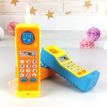 Big brother big toy childrens educational phone baby with music can bite simulation female boy baby 1-3 year old mobile phone