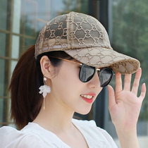 Japans new baseball cap womens summer thin web yarn breathable hat Outdoor Out of the sun sunscreen cap Duck Tongue Cap