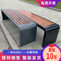 Outdoor anti-corrosion plastic wood bench Court chair park chair bench bench bench bench bench garden landscape row chair