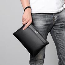 VIP Kangaroo Mens Hands Bag New Business Clip Handbag Hand Bag Bull Leather Handbag Male Leather Handbag Hand Grip Bag Tide