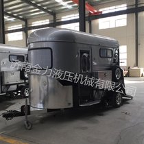 Jinan Jinli factory direct supply towed carriage two horses straight economic carriage