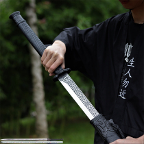 Dragon Springs City Don Cross Knife Black Gold Ancient Knife High Manganese Steel Integrated Knife Sword Steal Tomb Notes Zhang Qi Qi Cold Weapon Unopened Blade