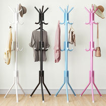 Simple bedroom coat rack iron art floor assembly clothes rack household European style Hanger Fashion creative storage rack